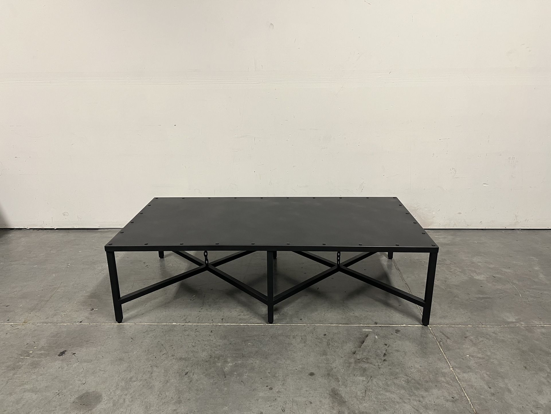 Restoration Hardware, 1920’s English Mail Sorter Chain Coffee Table