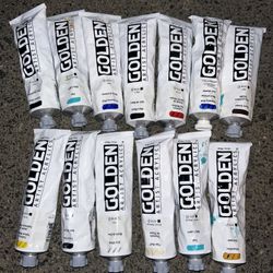 Golden Acrylic Paint Big Tubes Only
