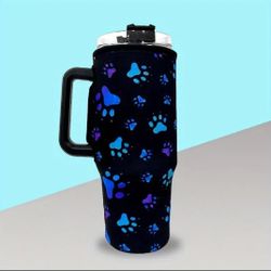 Paw Print Neoprene Cup COVER