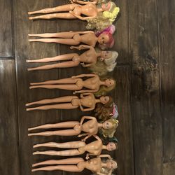 80’s Barbie Dolls ( Without Clothes)
