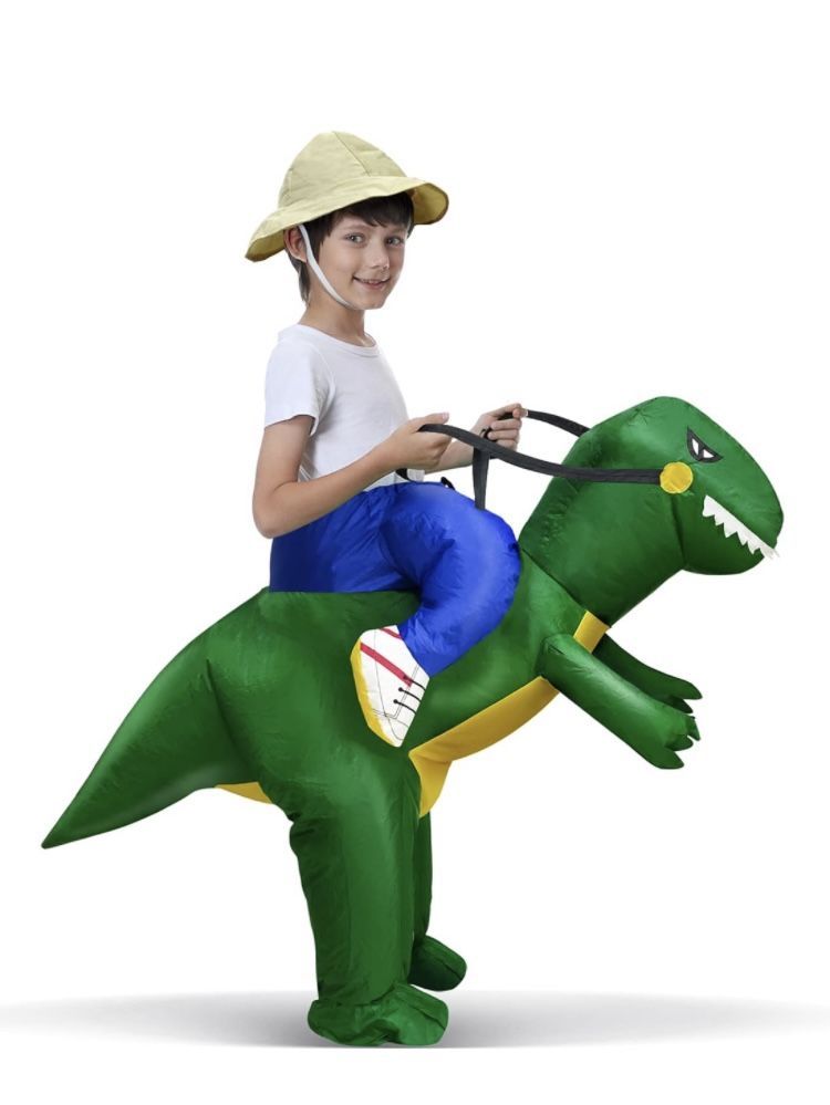 Inflatable Inflatable ride on dinosaur costume for kids