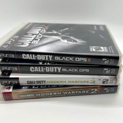 Call of Duty video game PS3 lot for Sony PlayStation 3 - Black Ops & Modern Warfare