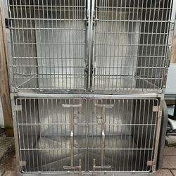 Large Metal Animal Crate