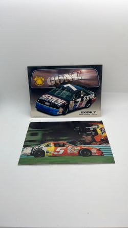 NASCAR postcard