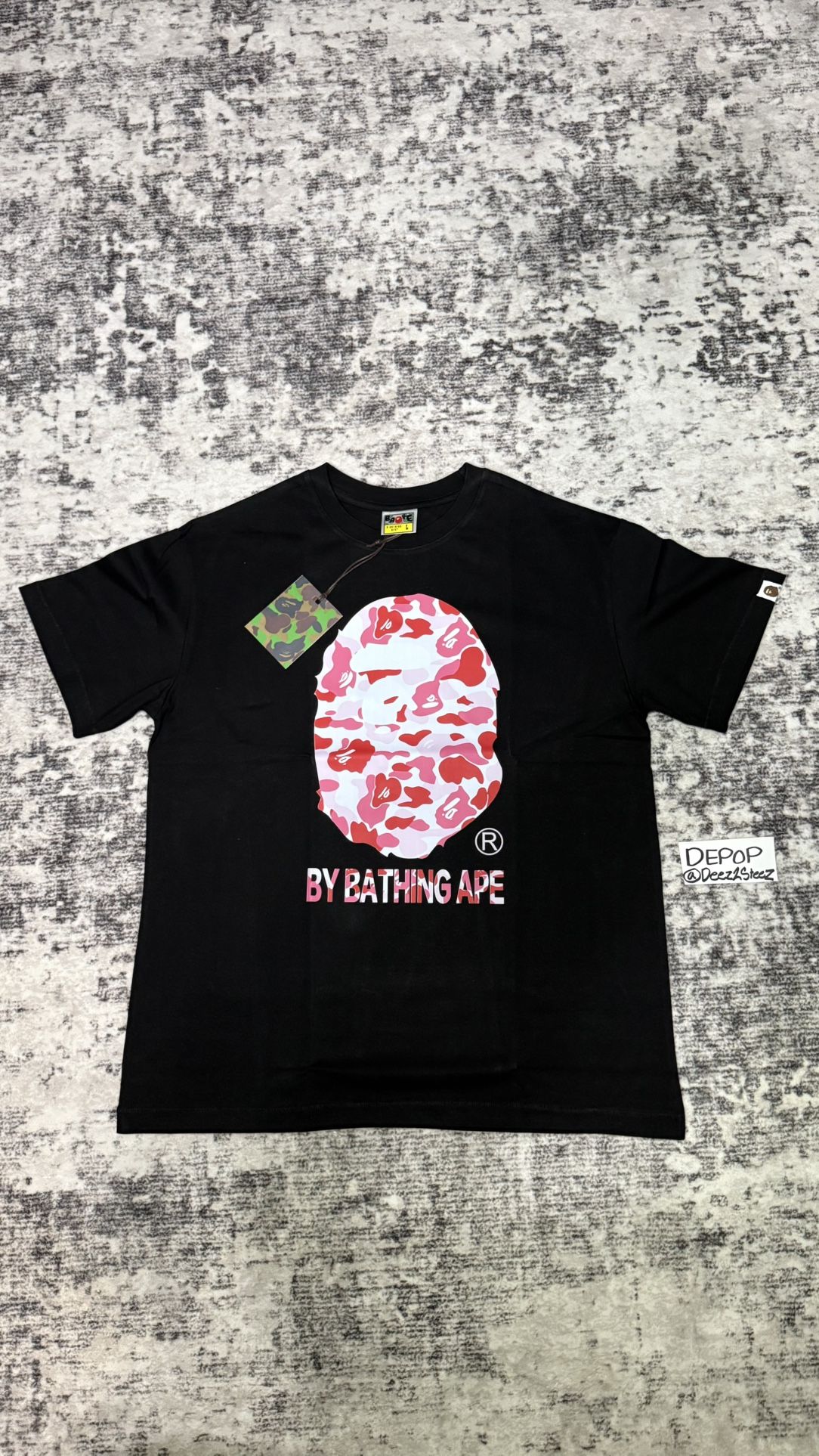 BAPE pink camo t-shirt