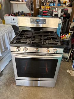 SAMSUNG GAS STOVE 5 BURNERS WORKING GREAT ESTUFA DE GAS