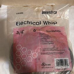 Diversity Tech 6 Foot Electrical Whip 3/4 Inch