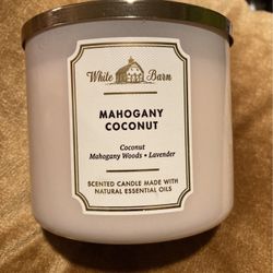 Mahogany Coconut Candle 
