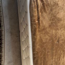 QUEEN  BED FRAME WITH LED LIGHT + MAITRESS-450$