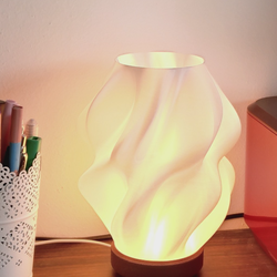 Modern Sculptural Table Lamp – Handmade – LED Included – Unique Design