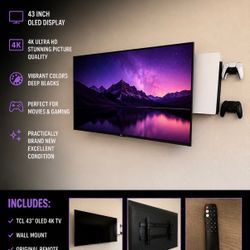 43’TCL OLED 4K TV