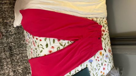 Bright Pink Wide Leg Pants Women’s Size SM