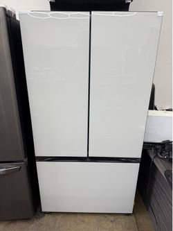 Brand new Samsung bespoke white French door refrigerator