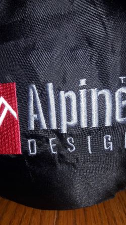 Alpine design sleeping bag clearance