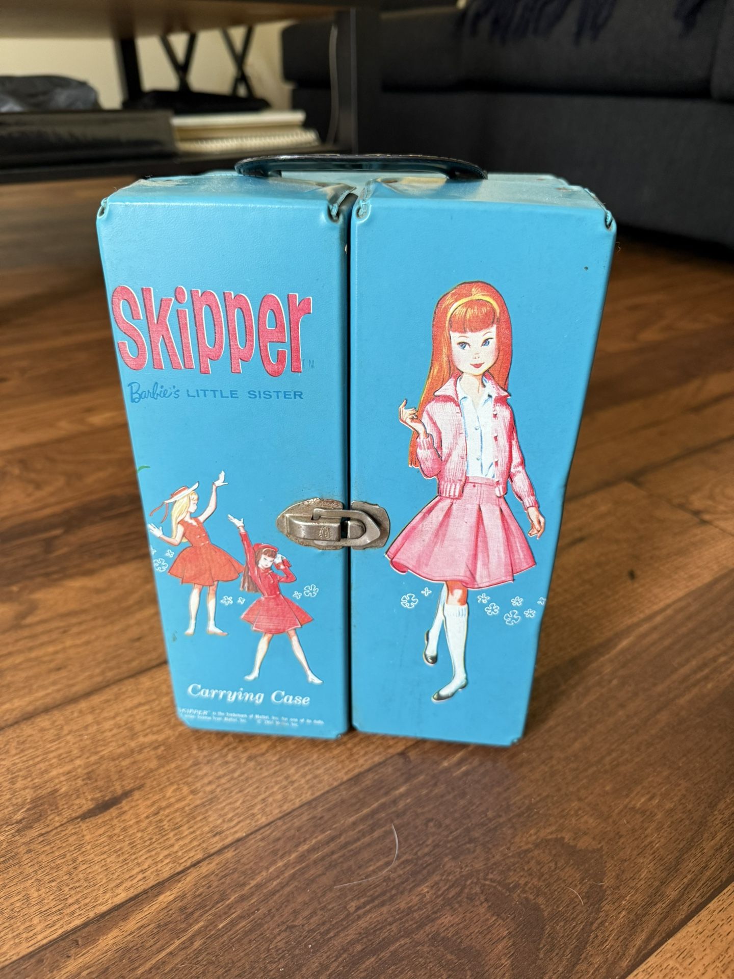 Vintage 1960s Mattel Barbie Skipper Redhead/w case