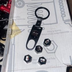 Honda Mugen Keychain Tire Cap Set 