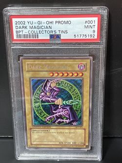 2002 Yugioh BPT-001 Dark Magician PSA 9 Mint