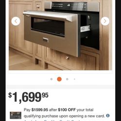 NIB Zline Drawer Microwave 