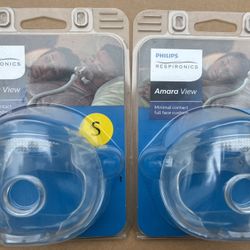 2 - Phillips Respironics Amara View CPAP/BiPAP Full Face Masks Size: Small