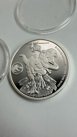2022 Fiji Jurassic World 1 oz Silver Coin