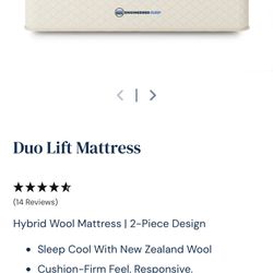 ENGINEERED SLEEP FULL SIZE MATTRESS 