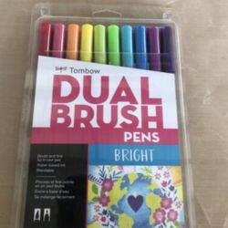 Dual Brush Pens: Bright