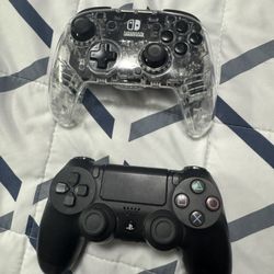 Nintendo Switch And PS4 controller