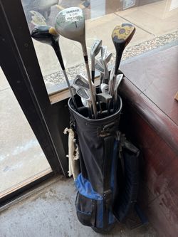 Mixed Golf Club Set with Bag