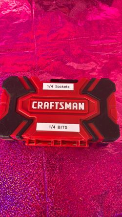 Craftsman 1/4 Sockets and Bits Case