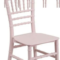  Chiavari Chairs 10 Kids Wooden Pink 