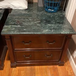 Emperess Green Marble Top Filing Cabinets 