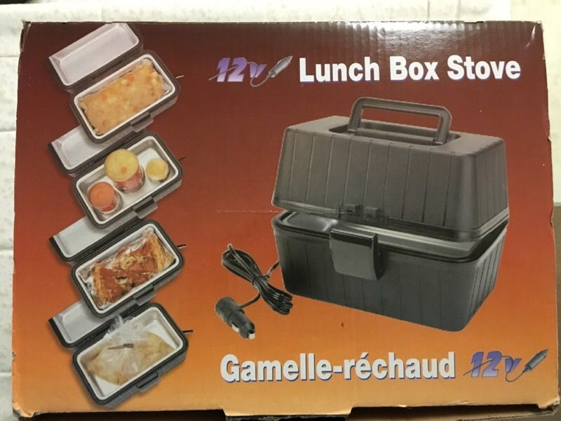 Koolatron LBS-01 Black 12 Volt Lunch Box Stove in Open Box never used condition for sale!!!