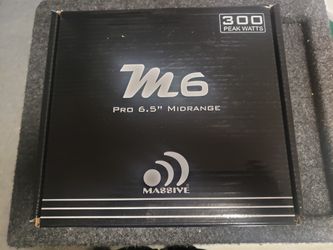 Massive Audio 6.5inch midrange car speaker 300 watts each