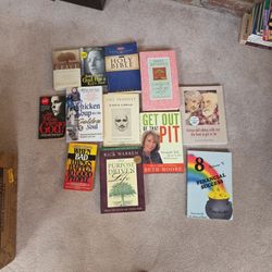 Self Help Vintage Books 12 GOD  signed By Author