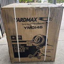 YARDMAX 5.0 cu ft 3/4 HP Concrete Mixer
