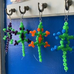 beaded lizard keychains 