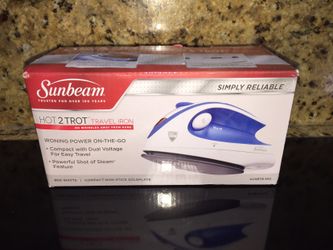 Sunbeam Hot 2 Trot Travel Iron-800 Watts