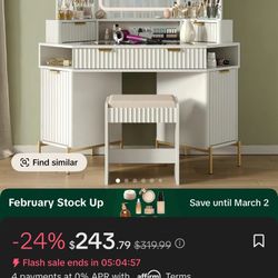 Unused Vanity From TikTok Shop