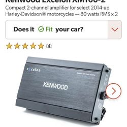 Kenwood Amplifier For Harley 