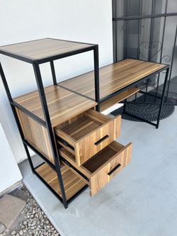 desk 55 W x 20 L x 30 H inches