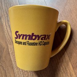 Vintage Drug Rep Symbyax Coffee Mug Pharmaceutical Advertisement