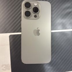 Apple iPhone 15 Pro T-Mobile Metro Simple Mobile Mint Mobile 10/10 Condition Grey Color 128gb 100% Battery Cycle Count