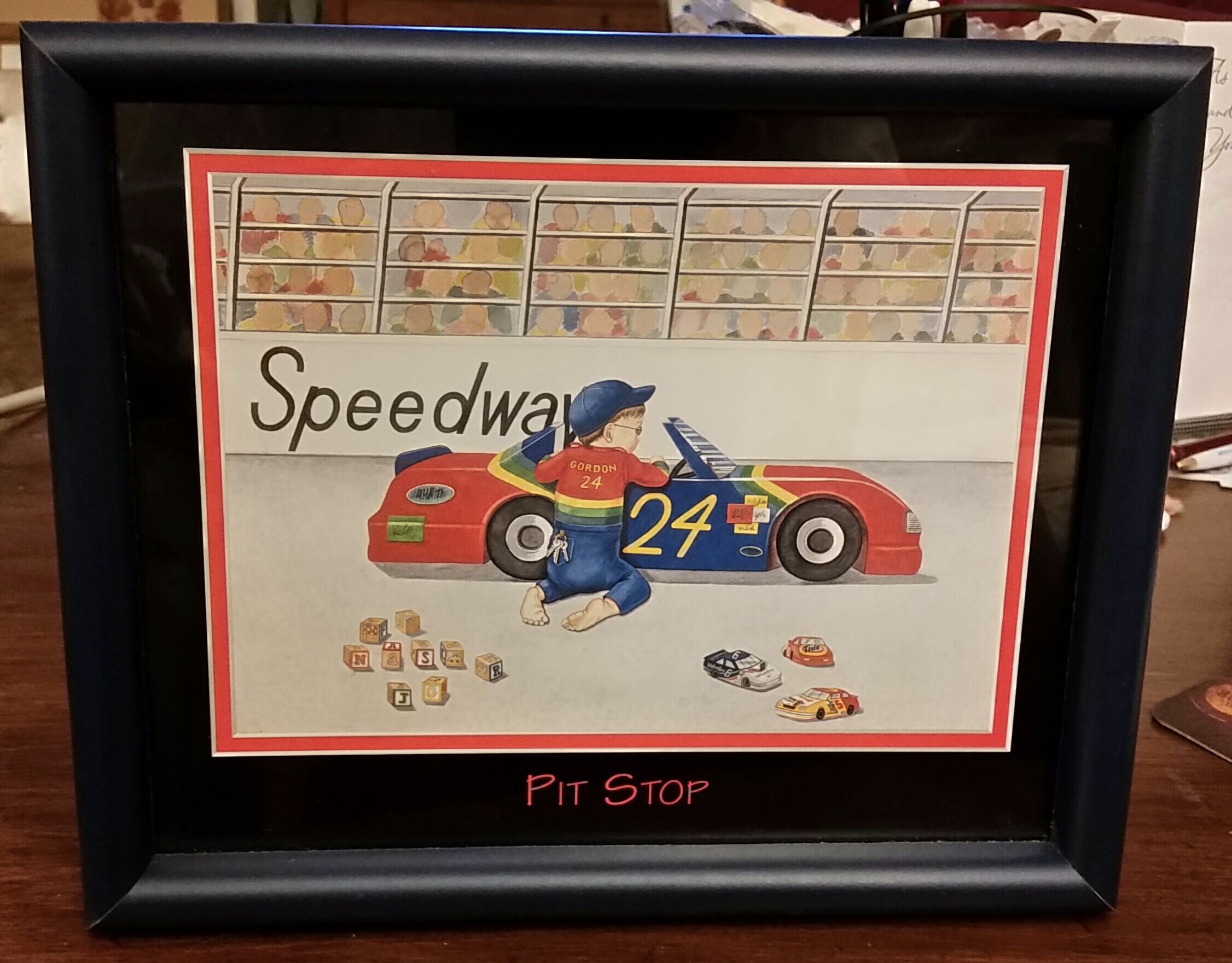 NASCAR - Jeff Gordon "Pit Stop" - Framed