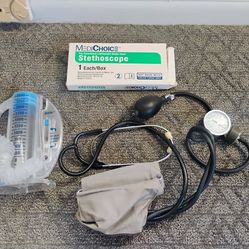 First aid items: 2 stethoscopes