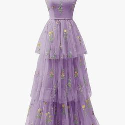 Formal Floral Dress Size 16