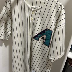 Arizona Diamondbacks White Pinstripe Jersey