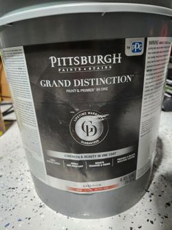 Pittsburgh Paints & Stains Grand Distinction Exterior Satin Touchable Paint & Primer - 5 gal Green