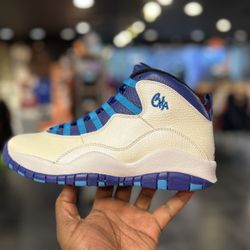Air Jordan 10 Retro Charlotte Hornets size 9.5 Men shoes 