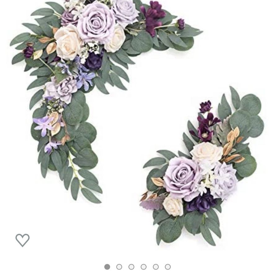 Ling's moment Artificial Flower Swag Set of 2 for Wedding Welcome Sign Floral Decoration https://offerup.com/redirect/?o=aHR0cHM6Ly93d3cuYW1hem9uLmNvb