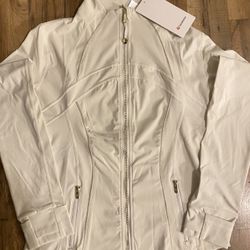 White Define Lululemon Jacket 
